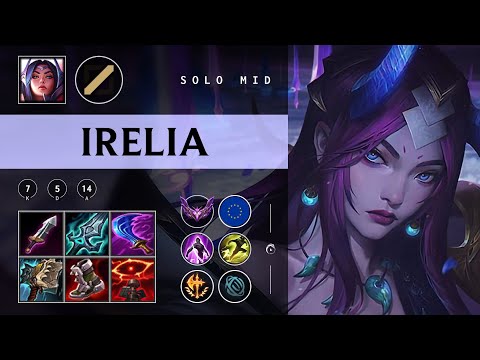 Irelia Mid vs Qiyana - EUW Master Patch 25.22