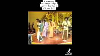 Michael Jackson &amp; The Jackson&#39;s preforming Don&#39;t Say Goodbye Again Live in Soul Train 1973