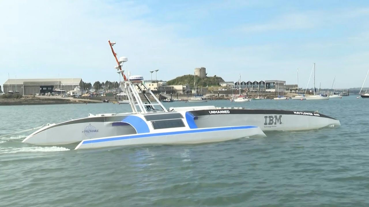 Mayflower 400 aims to be first unmanned vessel to cross Atlantic | AFP