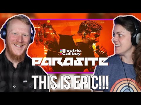 COUPLE React to Electric Callboy - PARASITE | OFFICE BLOKE DAVE