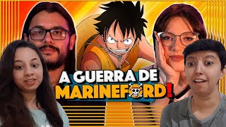 PT.3 - ANA REAGE A GUERRA DE MARINEFORD! | REACT