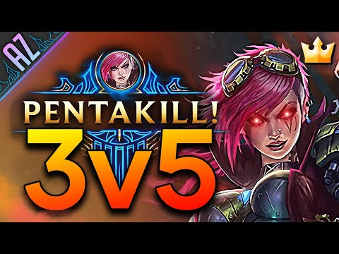 VI 3v5: LA PARTITA È IMPOSSIBILE MA HO L'ESPLODI BUILD - AZ PENTAKILL CHALLENGE