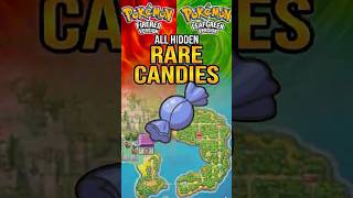 All HIDDEN Rare Candies in Pokemon FireRed & LeafGreen