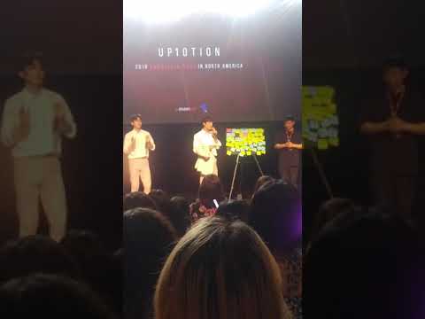 Up10tion's Sunyoul Singing Chungha's Rollercoaster at Laberinto Tour in San Jose, 6/07/19