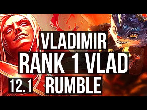 VLAD vs RUMBLE (MID) | Rank 1 Vlad, 9/2/5 | EUW Grandmaster | 12.1