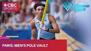 Mondo Duplantis sets pole vault meet record at Diamond League stop in Paris | #CBCSports