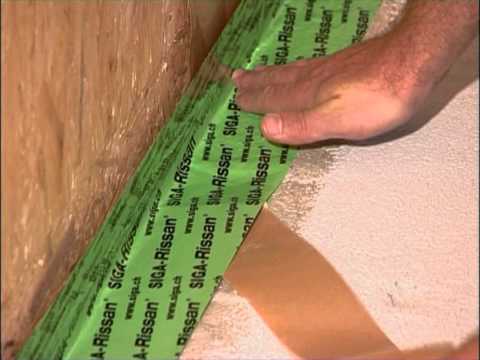 SIGA Rissan 100 & 150 and Dockskin - Creating the base-joint airtightly