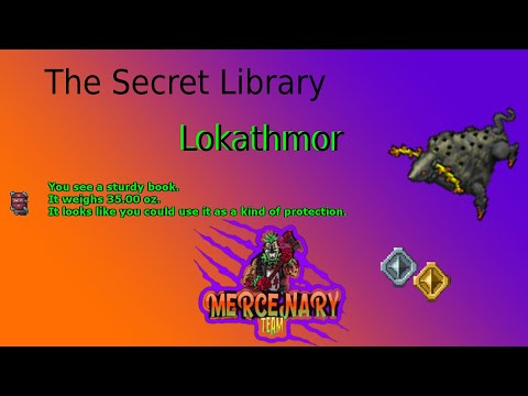 Tibia Boss Lokathmor - The Secret Library Quest