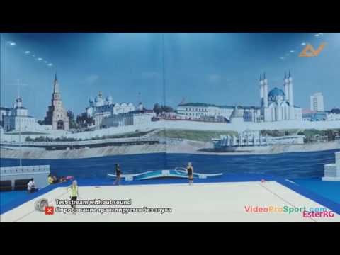 Kseniya Moustafaeva Hoop Training - WC Kazan 2016