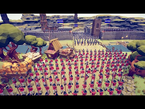 Can 200x British soldiers save the king? - Totally Accurate Battle Simulator TABS