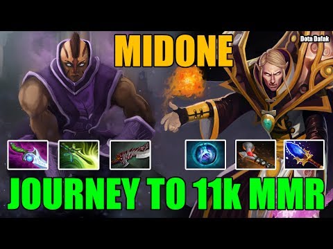 MIDONE JOURNEY TO  11k  MMR [Anti Mage and Invoker] - Dota 2