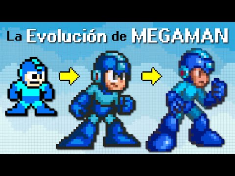 MEGA MAN Todos sus Sprites a Través de la Historia | Pixel Art