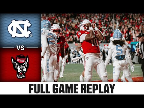 North Carolina vs NC State Game Full Game Replay | 2025 ACC Football