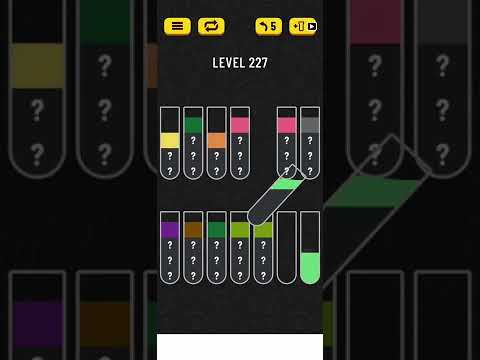 2022 Water Sort Level 227 Walkthrough Solution Android Ios