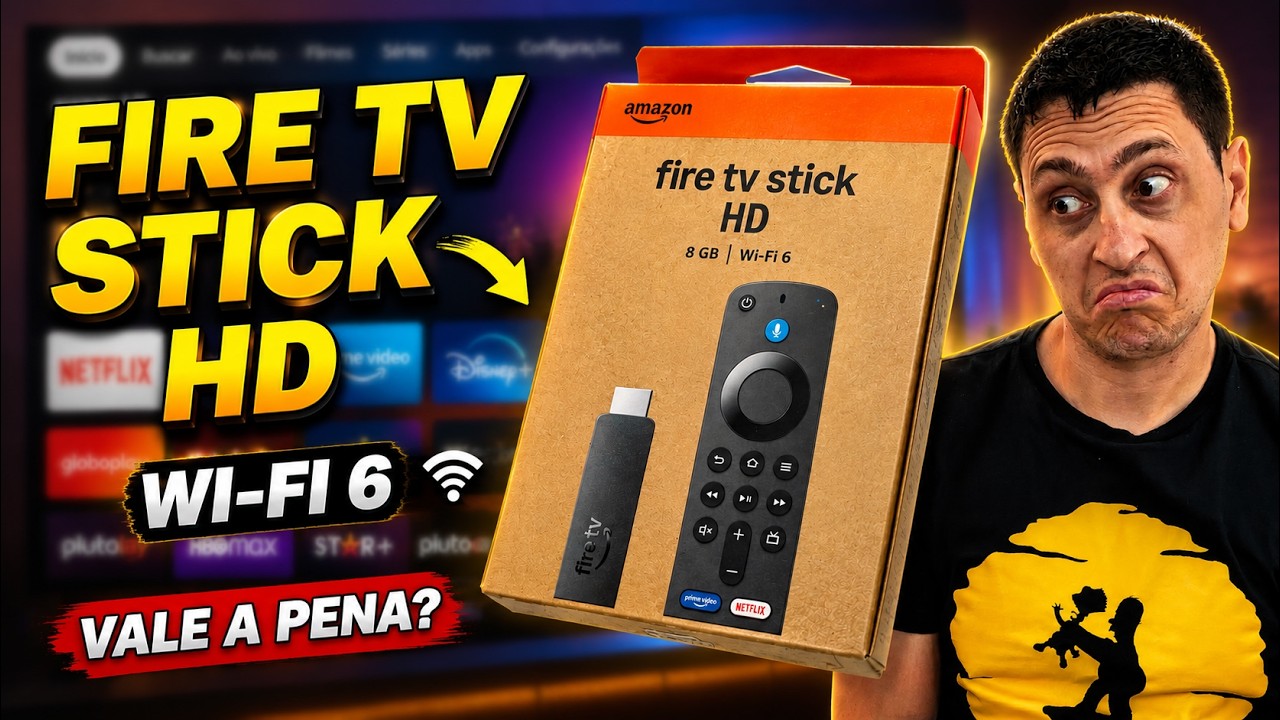 Miniatura da avaliação em vídeo de Amazon Fire TV Stick Lite 2 8GB Preto
