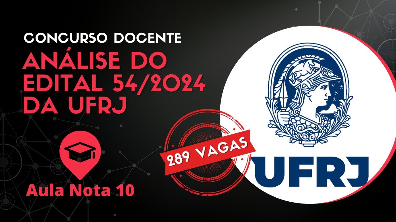 Análise do edital da UFRJ concurso docente