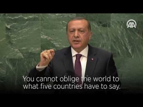 Daawo: ERDOGAN oo Khudbad Xasaasi ah ka Jeediyey Shirkii New York