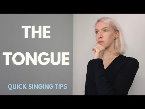 Quick Singing Tips | The Tongue. Release Tongue Root Tension & Vocal Anatomy 🗣️💙