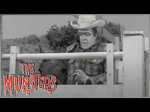 Herman and Grandpa Get Involved with Some Crazy Horse riding! | The Munsters