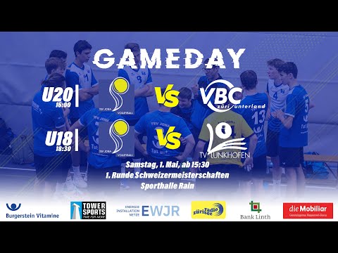 TSV Jona U20 vs. VBC Züri Unterland & TSV Jona U18 vs. TV Lunkhofen, 1. Runde SM, 01.05.2021