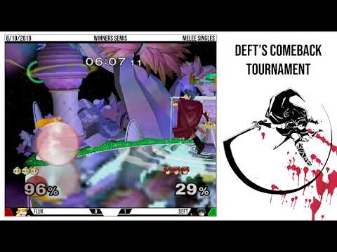 DCT Melee Singles - Flux (Peach) Vs. deft (Marth) - Winners Semis