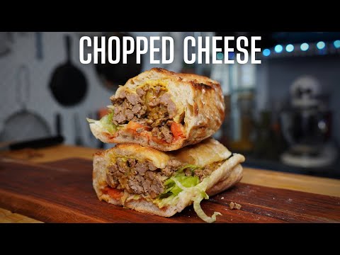 SANDWICH VIANDE HACHÉE AU FROMAGE "CHOPPED CHEESE NY"