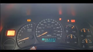 GM/CHEVY/BUICK/GMC SECURITY LOCKOUT - SECURITY LIGHT/NO START- RESET- PROCEDURE
