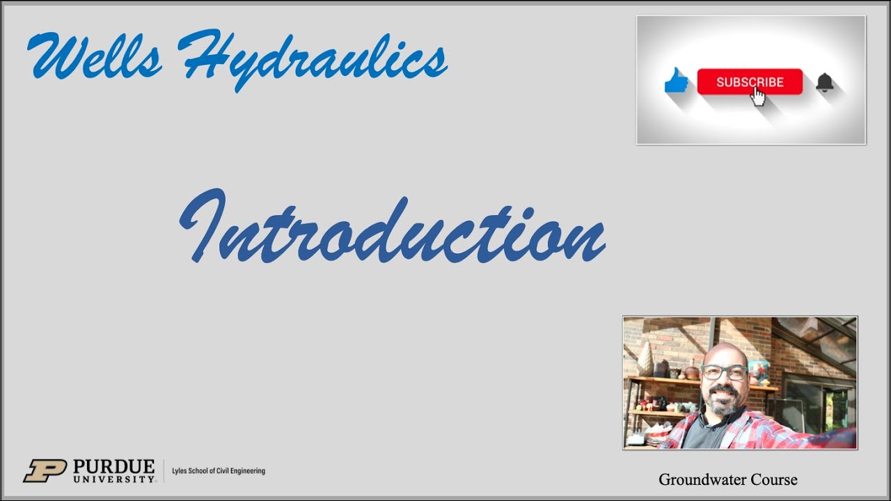 Wells Hydraulics Introduction