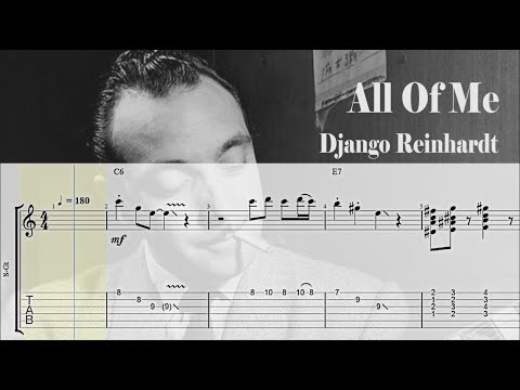 All Of Me - Django Reinhardt | Gypsy Guitar Tab