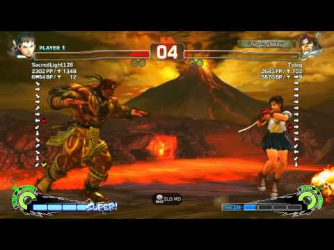 Teleq (T.Hawk) vs SacredLight128 (Sakura) - SSF4 AE PC Ranked Replay