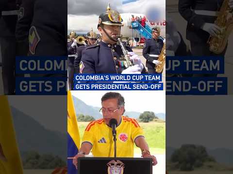 Colombia's World Cup team gets presidential send-off