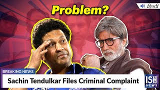 Sachin Tendulkar Files Criminal Complaint