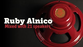 Video thumbnail for Celestion Alnico Ruby shootout by Zilla Cabs
