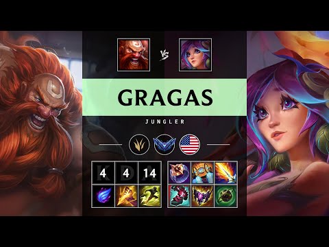 Gragas Jungle vs Lillia - NA Diamond Patch 25.16