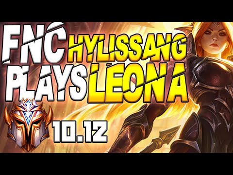 Fnatic Hylissang Plays Leona Support Feat Rekkles as Syndra ADC - 10.12