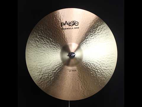 Paiste 24" Formula 602 Modern Essentials Ride - 4003g (video demo) image 2