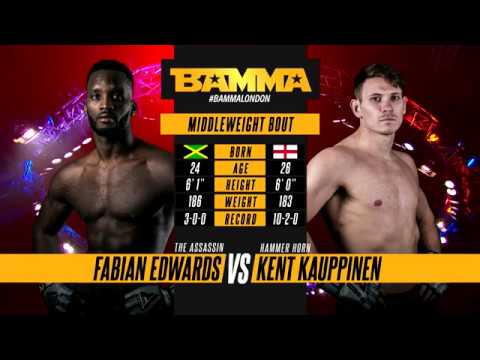 BAMMA 34: Fabian Edwards vs Kent Kauppinen