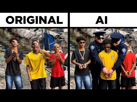 Mc Xangai Menina Do Job vs Mc Menor jp Menina De Vermelho vs Mc Collin / Original vs AI