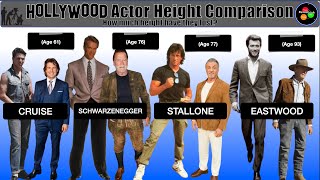 Hollywood Actor Height Comparison | How Much Have They Lost