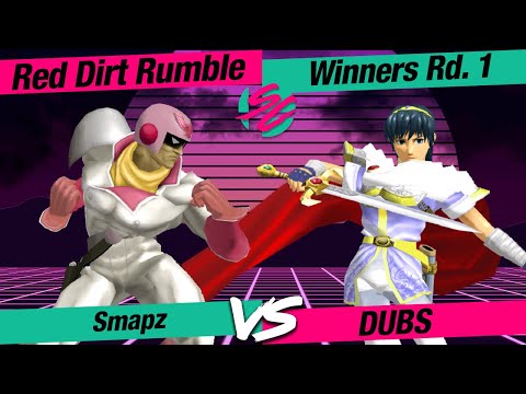Red Dirt Rumble: Winners Rd. 1 - Smapz (Captain Falcon) VS DUBS (Marth)