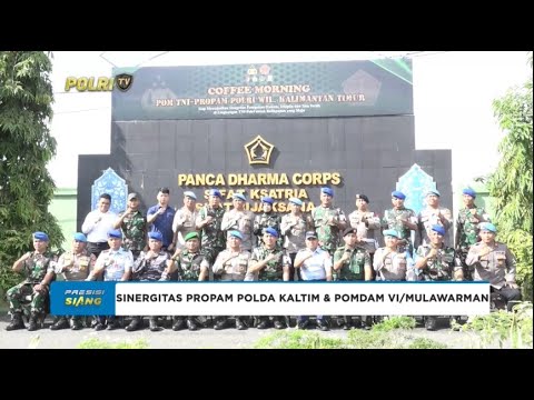 BIDPROPAM POLDA KALTIM &amp; POMDAM VI/MULAWARMAN GELAR COFEE MORNING