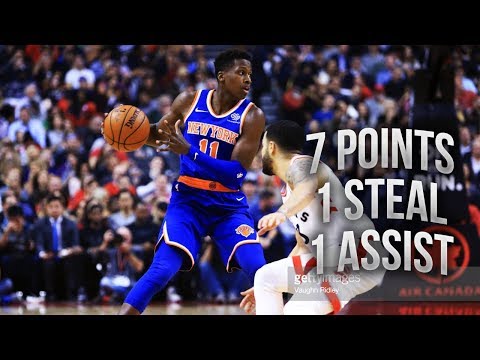 Frank Ntilikina Full Highlights Knicks vs Raptors 11.17.2017 - 7 Pts, 1 Steal, 1 Assist