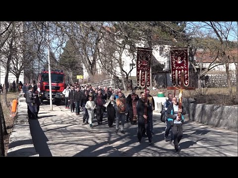 Литија, Гацко - Манастир Свети Сава ( Голија ) 16.02.2020.године