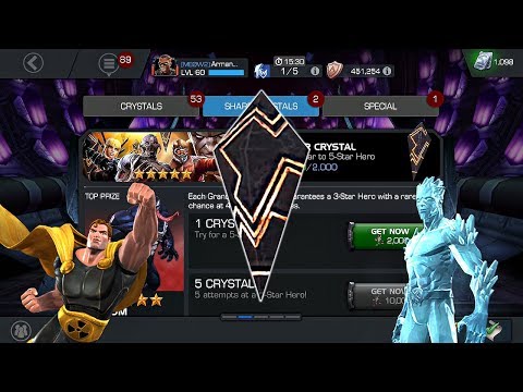 VERY QUICK GRANDMASTER CRYSTAL OPENING! HOPING FOR A 5 STAR! (MCOC)