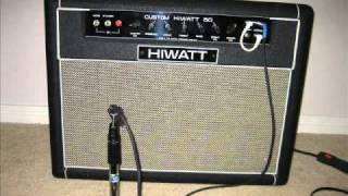 Video thumbnail for Hiwatt Custom 50 2x12 Combo Test by MGKraest
