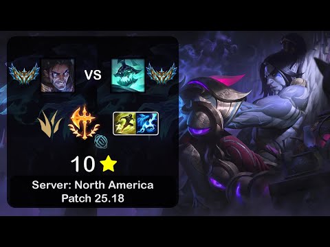 Sylas Jungle vs Hecarim - NA Challenger - Patch 25.18