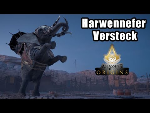 Assassins Creed Origins 38 ELEFANT Harwennefer Versteck