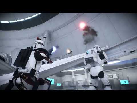 Arc Trooper Shredding Droids Protecting Kamino
