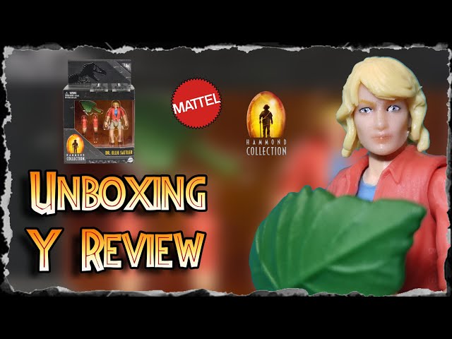Vídeo relacionado con Mattel Jurassic World Hammond Collection Dr Ellie Sattler, personaje de Jurassic Park Figura auténtica premium, escala de 3.75 pulgadas, 16 articulaciones, 8 años en adelante