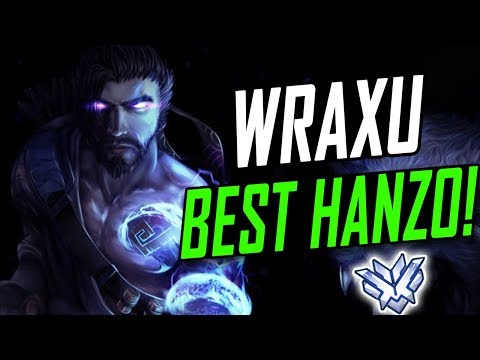 WRAXU WORLD RANK # 1 HANZO! 52 KILLS! [ OVERWATCH SEASON 6 TOP 500 ]